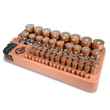 The Battery Storage Organizer Case and Battery Tester, Holds 77 batteries