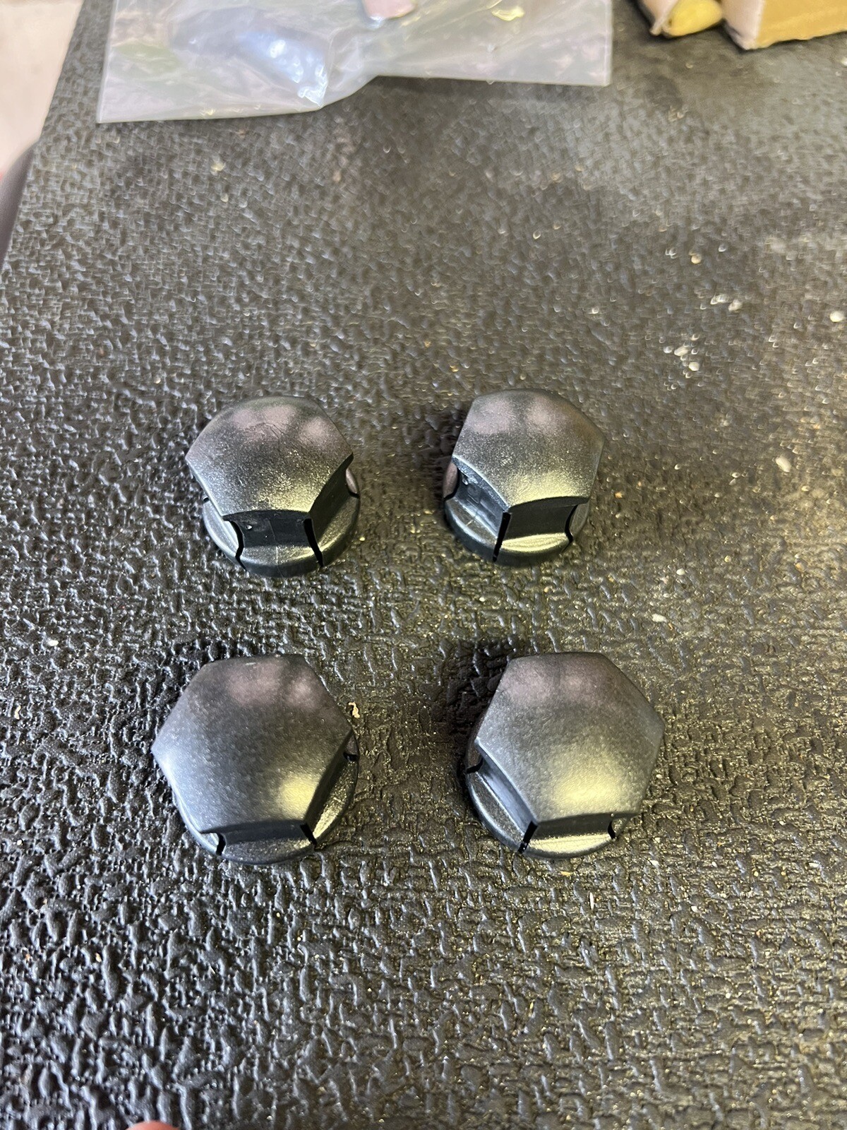 GENUINE VOLVO XC90 XC60 19mm WHEEL NUT BOLT COVER CAP DARK GREY