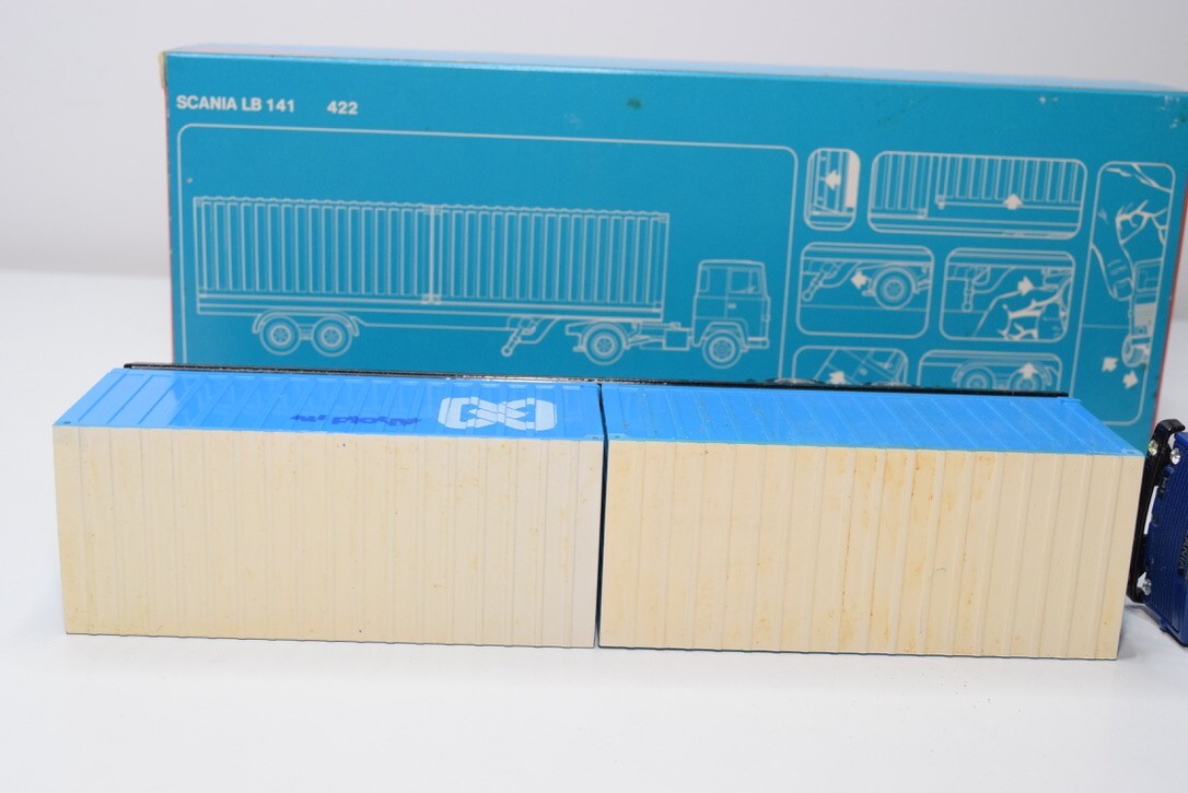 Camion Tekno 1:50 – Scania LB 141 Avec Remorque Ahold NV – Modèle B22 – Occasion