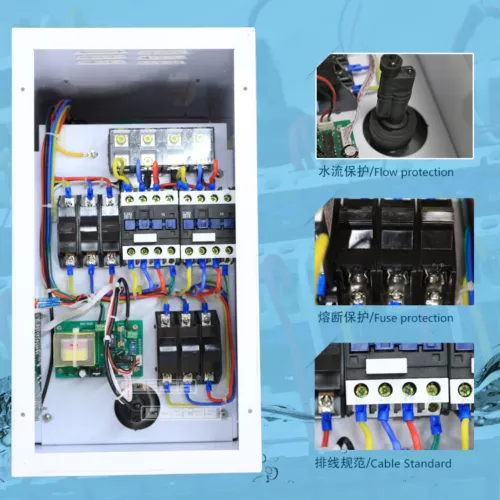 18KW SPA Schwimmbadheizung Poolheizung Thermostat Wärmetauscher Pool Wärmepumpe - Bild 8 von 19