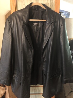 Outbrook Leather Women  Black Blazer ,Suze EX , Elegant ,Stylish