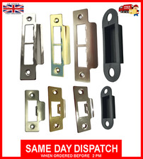 Door Strike Plate Chrome Brass Long Plates Tubular Mortice Latch Door Quality
