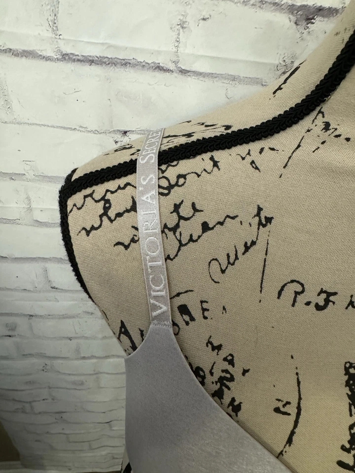 Victoria’s Secret Bra T Shirt Lightly Lined Demi  34DD Gray Logo Convertible - Image 2 of 4