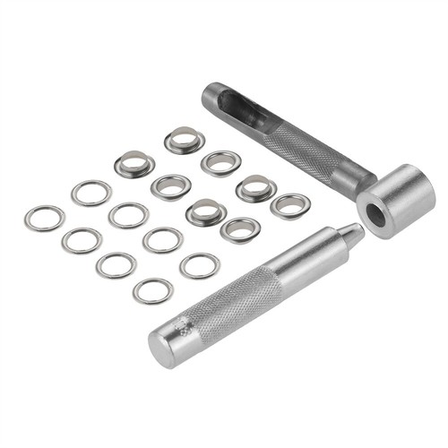 100 Sets Grommets Eyelets 10mm Punch Die Tool 4 Colour for Leather,Tents Awnings - Picture 16 of 25