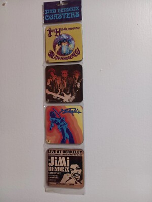 Jimmi  Hendrix Memorabilia -  Coasters in Original Un-opened Package