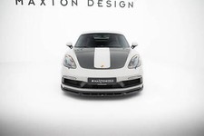 Cup Spoilerlippe Front Ansatz V.2 passend für Porsche 718 Cayman GTS 982c schwar