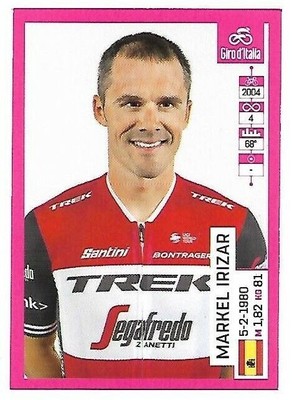 #380 Markel Irizar Trek - Segafredo - 2019 Giro D'Italia 102 Panini