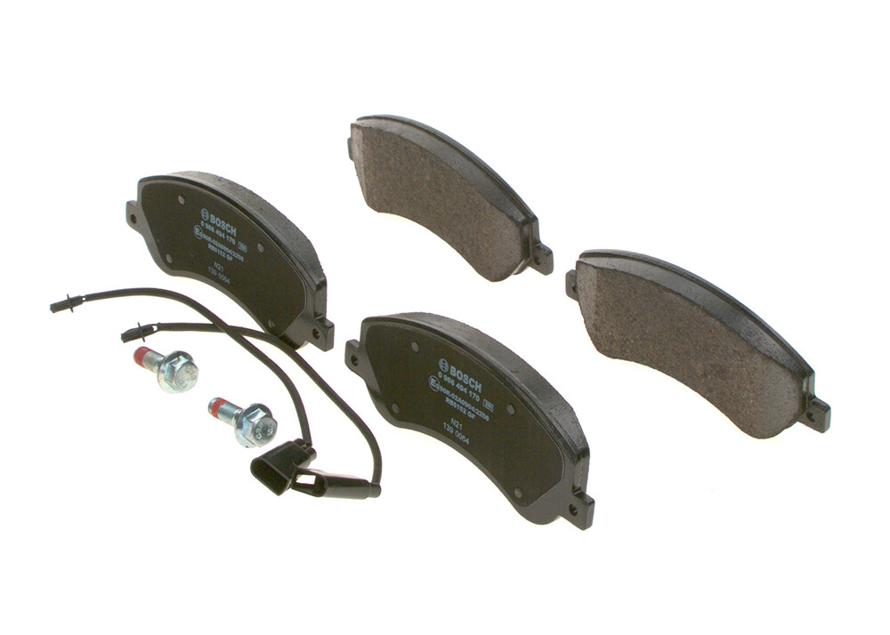 Plaquettes de frein Bosch BP1081 avant freinage silencieux et endurance ECE-R90