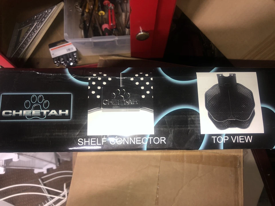 Cheetah 2 Estantes Componente Sistema de Montaje en Pared Caja Abierta Foto 3 de 4