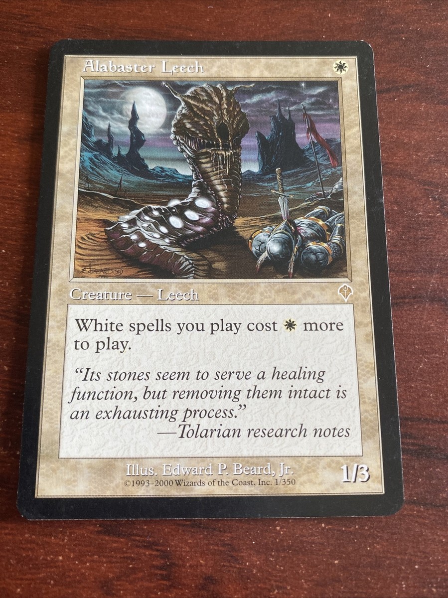 Alabaster Leech Invasion MTG Magic the Gathering B9763 | eBay