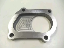 CT26 Downpipe Turbo Flange 2.50" Outlet Fits Toyota Supra 7mgte WG Pocketed Mk3