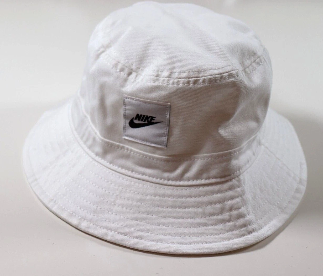 NIKE SPORTSWEAR FUTURA COTTON BUCKET HAT WHITE CK5324-100 MEN UNISEX S/M/L/XL