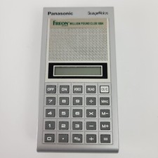 1984 Panasonic JE-720U Compuvoice Talking Calculator Tested  Works, Freon Swag