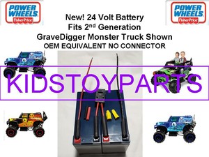 24 volt power wheels grave digger