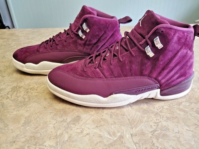 Men's ~Nike Air Jordan 12 Retro Bordeaux Burgundy Shoes 130690-617~ Size 13 | eBay