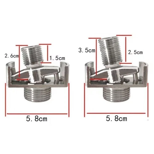 Copper Wall Mount Clawfoot Tub Adapter Claw Foot Bathtub Faucet Adjustable NEW - Picture 9 of 16