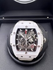 Hublot Spirit of Big Bang 42mm White Ceramic Watch Ref. # 641.HX.0173.LR W/ Box 2