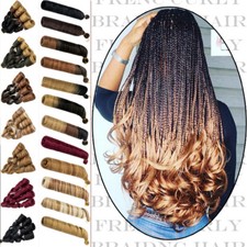 Curly Braiding Hair Loose Wave French Curls Silky Synthetic Extensions Spiral US