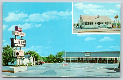 Roadside~New Parnell Motel & Restaurant St Thomas PA~Vintage Postcard