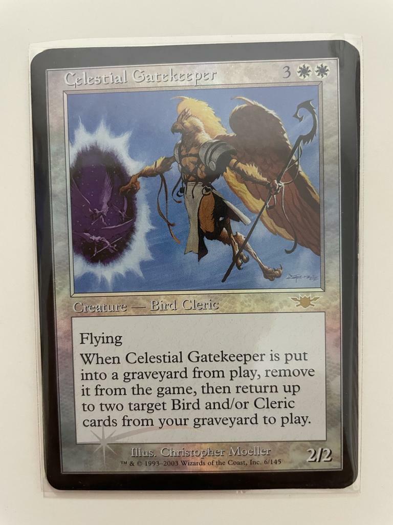 MTG FOIL LEGIONS CELESTIAL GATEKEEPER NM MAGIC THE GATHERING RARE WHITE  CREATURE | eBay