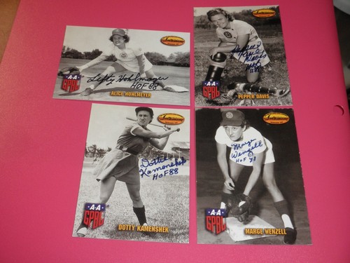 1993 Ted Williams Card Co. AAGPBL 4 Karten AUTO Subset/ League Of Their Own TOP - Bild 1 von 2