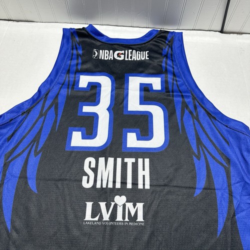 Camiseta Lakeland Swans Smith 35 Para Hombre L Juego Usada NBA G League Color Raro Mágico - Imagen 5 de 7