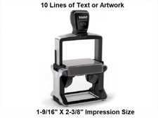 Trodat 5274 Pro Stamp - Self Inking - 1-19/16" X 2-3/8" Impression - 10 Lines