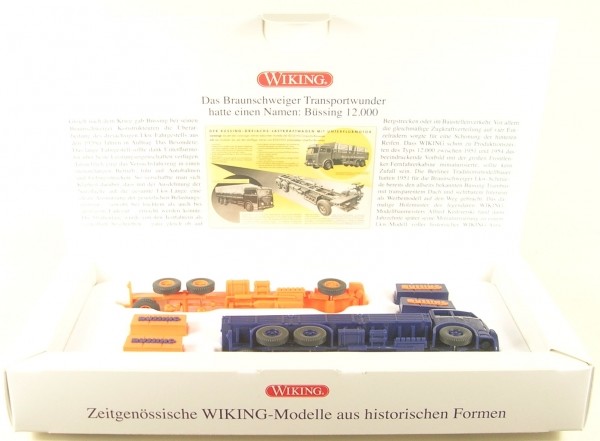 Set Büssing 12,000 - Flatbed Truck - Chassis - Ballast Weights
