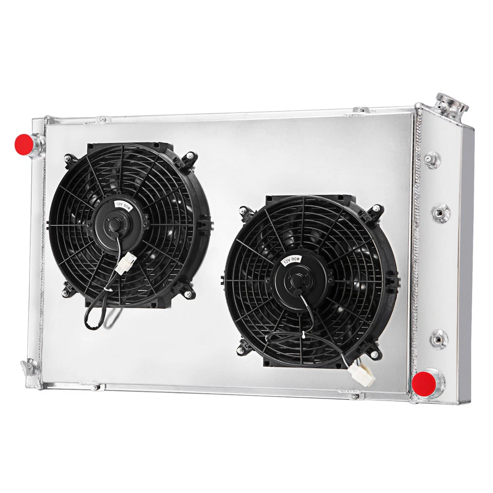 CC716 4 Row Radiator Shroud Fan For 73-87 Chevy GMC C/K C10 C20, C30 K10 K20 K30 Foto 3 de 4