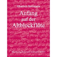 Anfang auf der Altblockflöte - Blockflöte Noten
