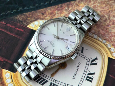 SANDOZ レディース腕時計 シルバー Vintage Sandoz lady Quartz watch. | eBay