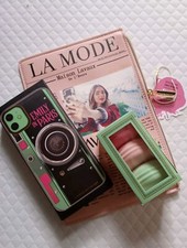 CUTIE! Spectrum X Emily Of Paris ADORABILE 8pz Pennello Trucco Spugne Bellezza + Borsa