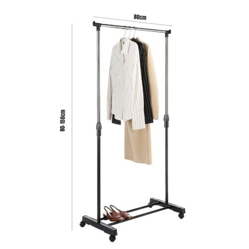 Clothes Garment Coat Hanger Rack Organizer Hat Hook Stand Shoes Storage Metal - Picture 4 of 9