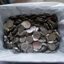 MEDALS 1000 Tokens Skill Stop Slot Machine D25mm PACHISLO 1000coins Used Japan