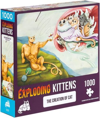Exploding Kittens Die Erschaffung der Katze 1000 Teile Puzzle