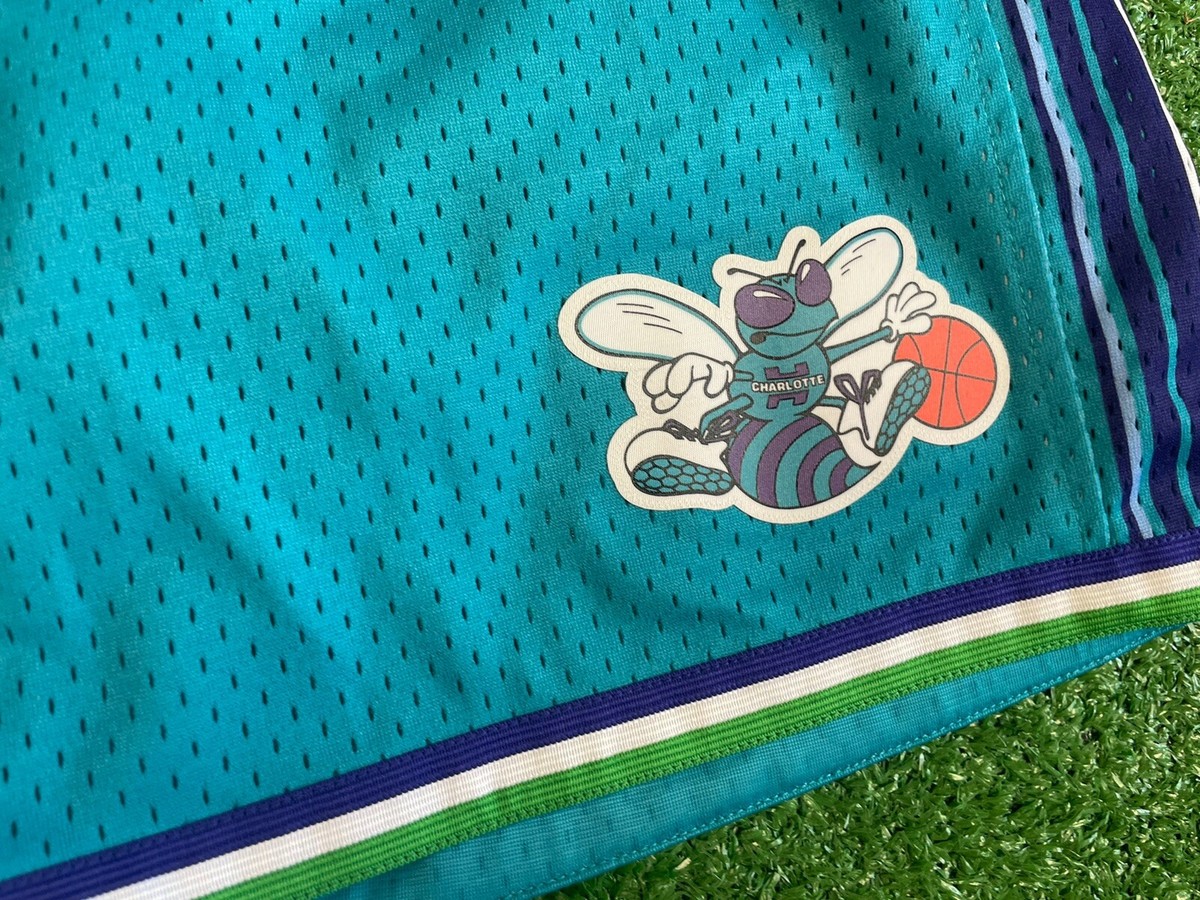 Charlotte Hornets Retro Vintage Mitchell Ness Swingman Shorts NBA