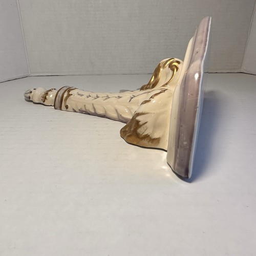 Wall Sconce 9”x7 5/8” White Gold Lavender - Picture 13 of 13