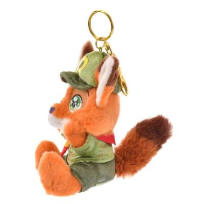 Disney Store Japan Zootopia Nick Wilde Plush Keychain KIRAME ME