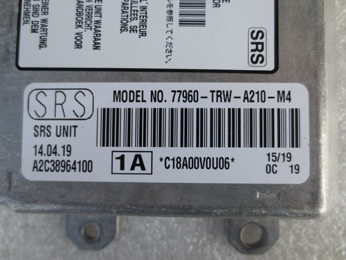 2018-2022 Honda Clarity Hybrid OEM Safety Control SRS Unit Module - Picture 2 of 4