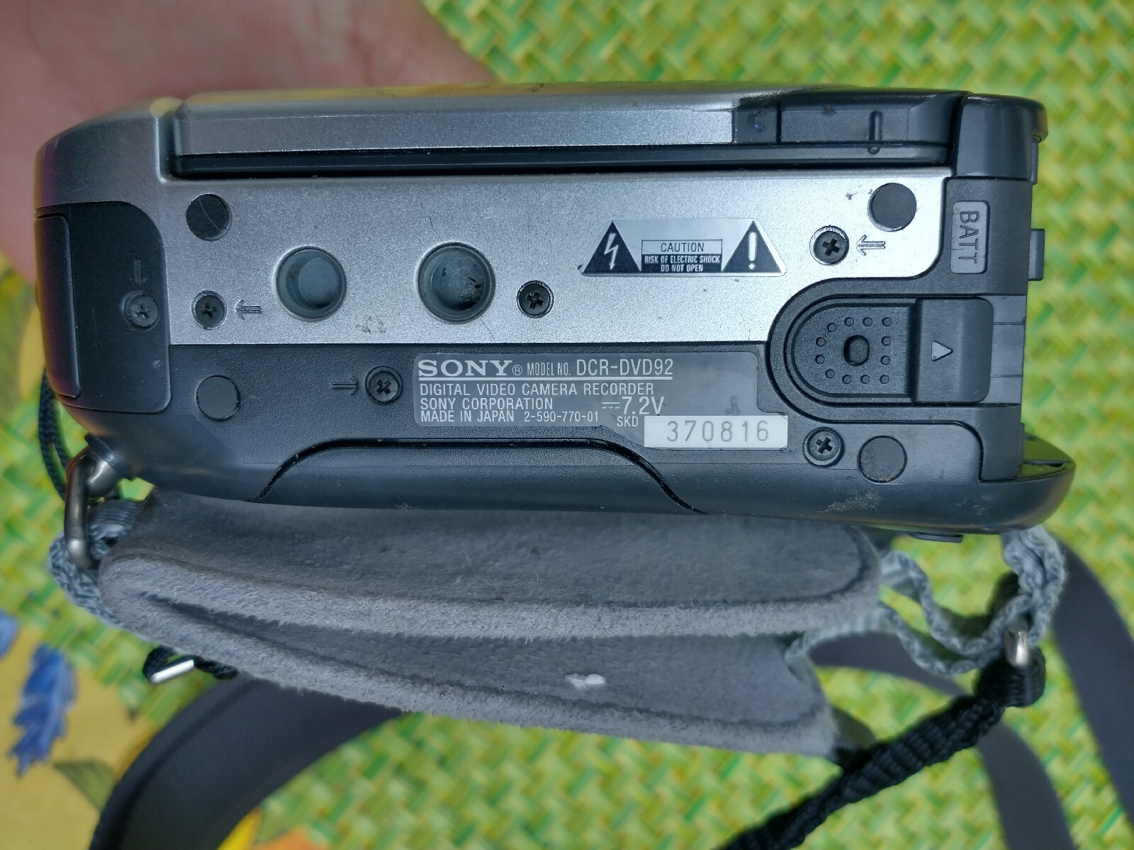 Sony Handycam DCR-DVD92 DVD Disc Digital Video Camera Camcorder UNTESTED!