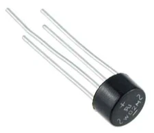 10-PCS Master Instrument W02M Bridge Rectifier Diode 1A 200V