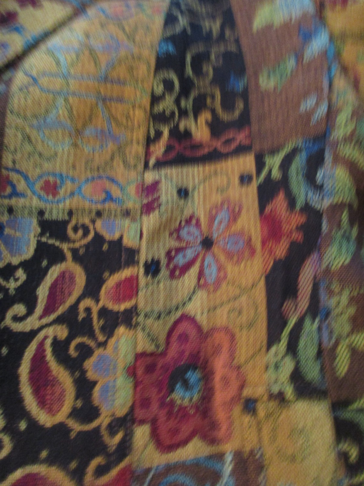 Coldwater Creek Patchwork Blazer Jacket Size L Ve… - image 6