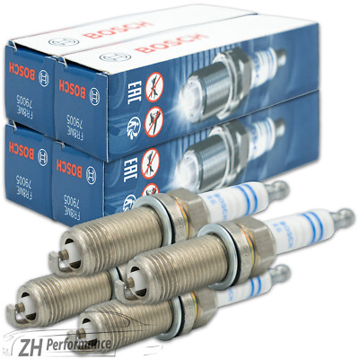 4x BOSCH FR8ME Zündkerze 0 242 229 630 Nickel Citroen Nissan Peugeot Hyundai Kia