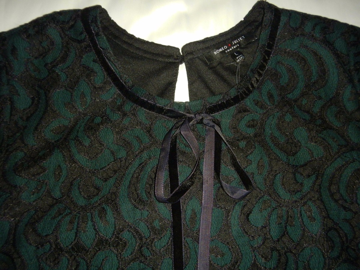 ROMEO + JULIET COUTURE LACE DRESS, FULLY LINED, SIZE L, BLACK-GREEN, NWT | eBay ROMEO + JULIET COUTURE LACE DRESS, FULLY LINED, SIZE L, BLACK-GREEN, NWT | eBay