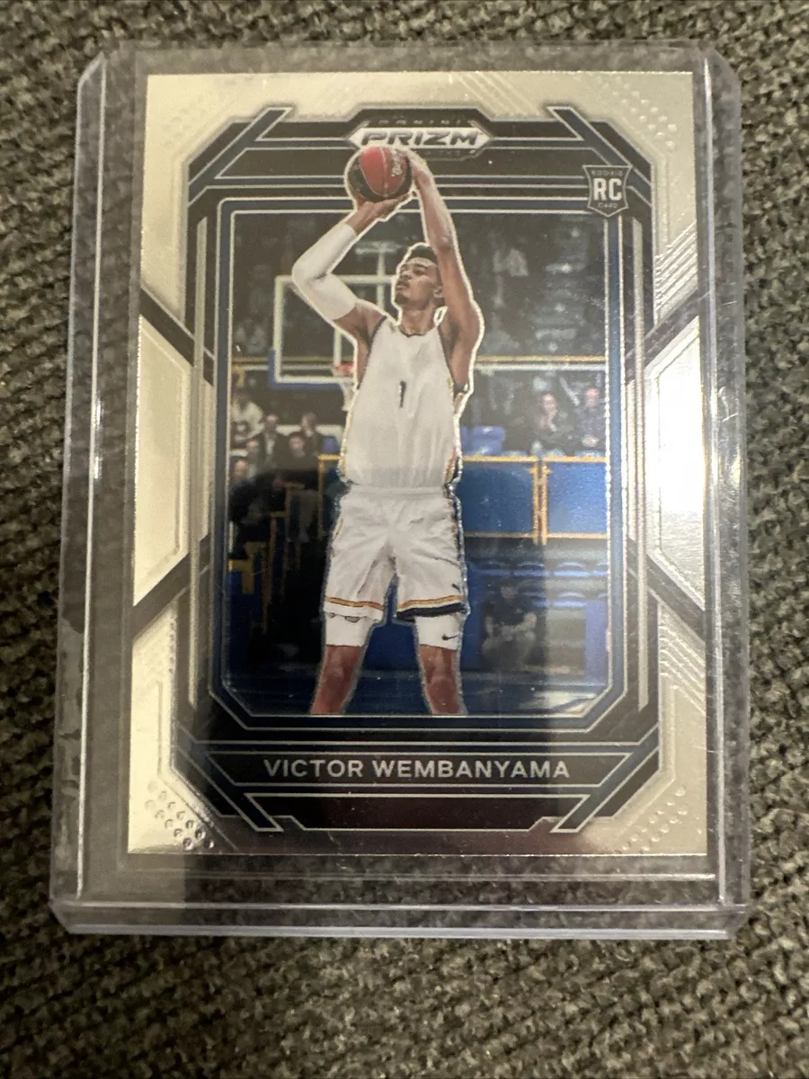 2023 Panini Prizm Draft Victor Wembanyama RC Prizm Base Card Rookie Spurs  Wemby