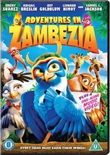 Adventures in Zambezia DVD Children (2013) Abigail Breslin Quality Guaranteed