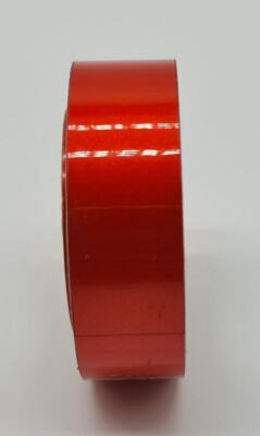 Zierstreifen rot 20mm / 3 Meter Sicherheits - Streifen reflektierend  Aufkleber