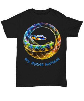 My Spirit Animal - Boa Constrictor Image, T-Shirt or Hoodie - Unisex Tee