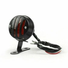 Moto Grill Brake Stop Running Tail Light For Yamaha Cafe Racer Bobber Black