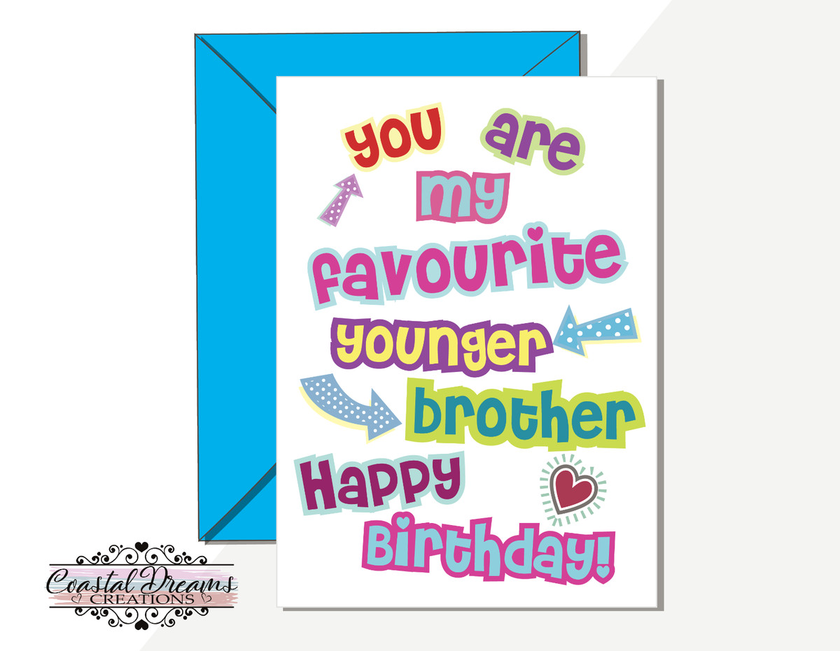 Birthday Wishes For Younger Brother From Sister
